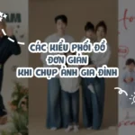 bìa ảnh các kiểu phối đồ đơn giản khi chụp ảnh gia đình