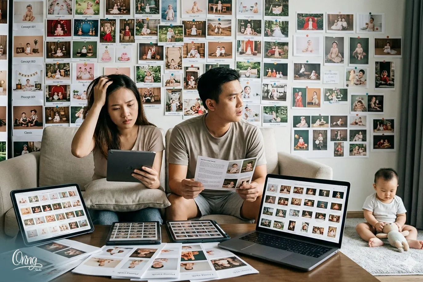 Ma trận concept - nỗi ám ảnh kinh hoàng khi chụp ảnh cho bé