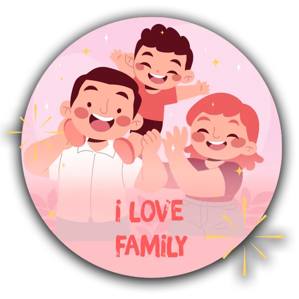 I Love Family Icon Music